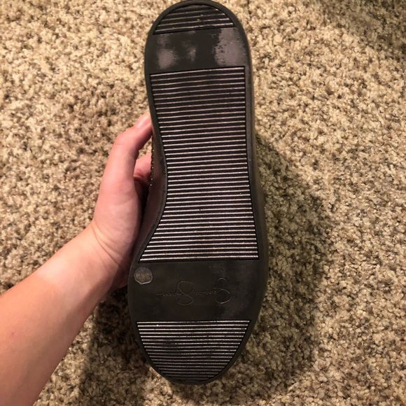 7.5 Jessica Simpson Rhinestone Shoes - Picture 4 of 6